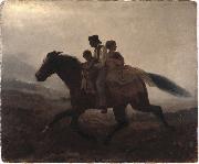 Eastman Johnson Fugitive Slaves oil